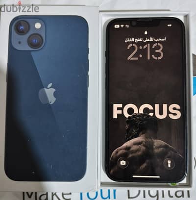 iPhone 13 Midnight استخدام شخصي أول مالك فابريكة بالكامل