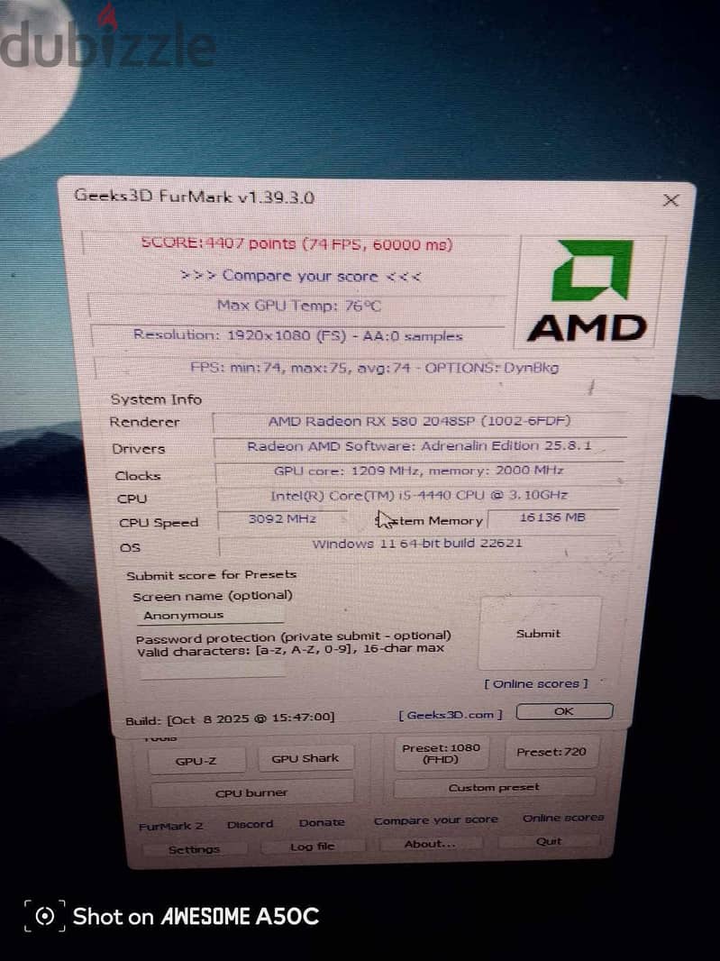 RX 580 2