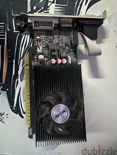 كارت شاشة AFOX Nvidia GeForce GT 730 4GB DDR3 بحالة الممتاز