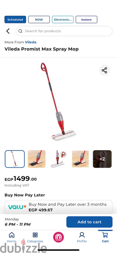 Vileda Promist Max Spray Mop