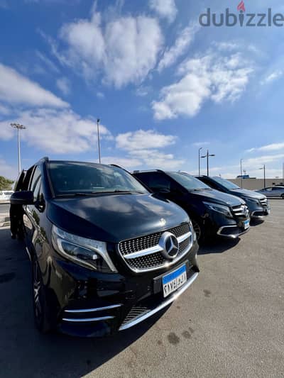 Mercedes For Rent متاح إيجار جميع انواع السيارات بالسائق