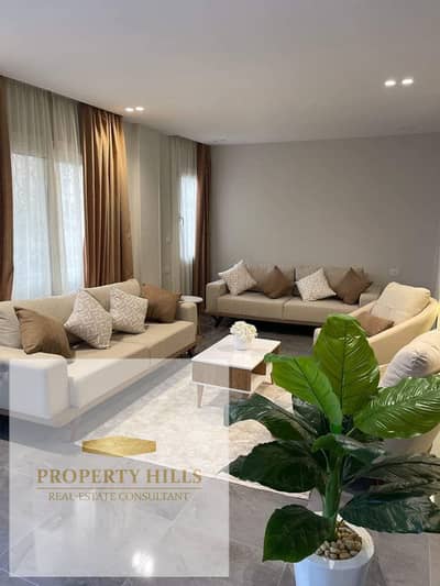 Apartment for Sale Ready to Move Fully Finished with AC Furniture and Appliances 220 sqm Best Price in a Compound in 5th Settlement New Cairo