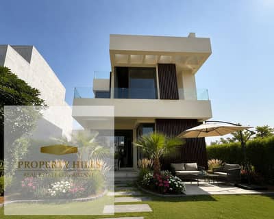 Villa ready for showing for sale in The Crest Compound, New Cairo, next to Mivida