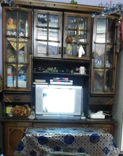 مكتبة ونيش بحالة جيدة خشب