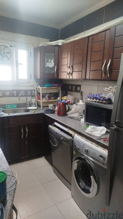 مطبخ خشب كونتر بالرخامة والحوض