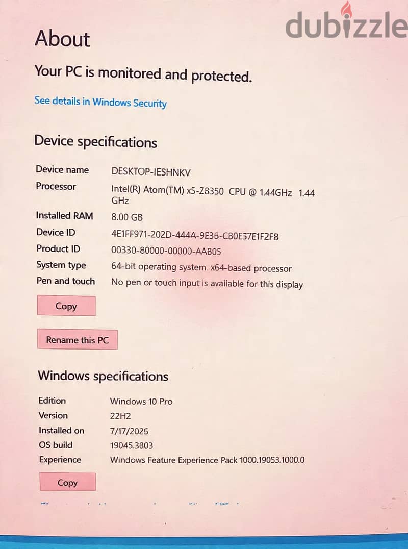 مستعمل -Intel Compute Stick 6