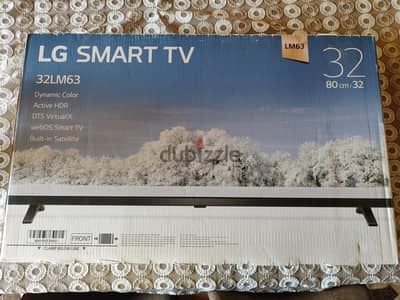 LG Smart TV 32 بوصة بحالة ممتازة + الكرتونة الأصلية