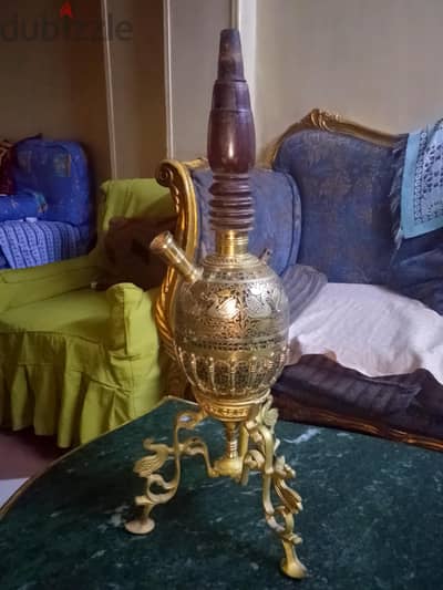 شيشة هندي نحاس انتيكة حالة جيدة جدا