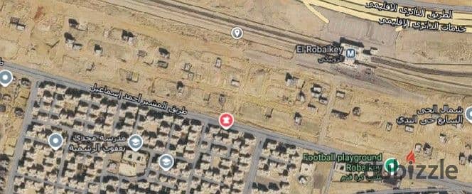 قطعة أرض دابل فيس للبيع في الشمالية الجديدة - مدينة بدر  – 460 متر – على شارع المشير الرئيسي – بجوار محطة المترو والخدمات – رخصة بناء ورووف