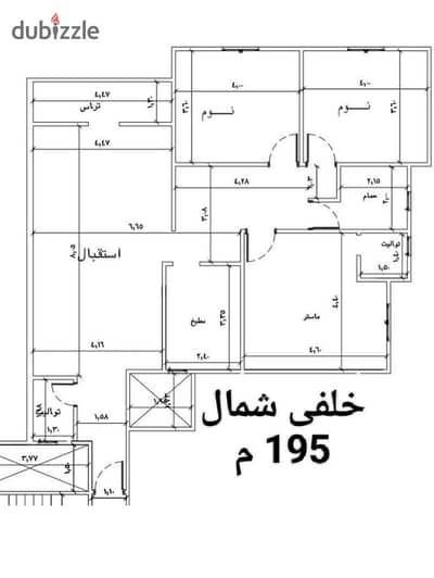 شقه 195م متكرر خلفي 3غرف 3حمام  من المالك مباشر نص تشطيب 40%مقدم و10%دفعة اسلام خطوات لنادي هليوبولس خطوات Vivens Mall  خطوات لمستشفي شفا