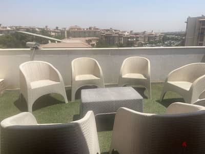 Chairs with table