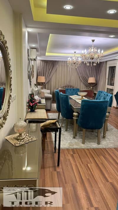 For sale a ground floor apartment with a wide garden view, 124 meters with a 50-meter garden