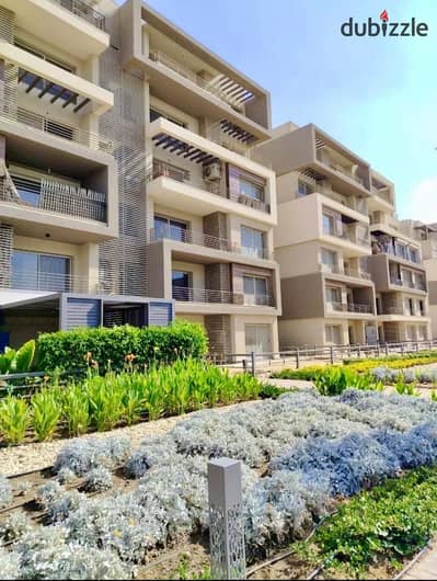 Delivery now apartment 144m with garden for sale  open view in palm hills new cairo.