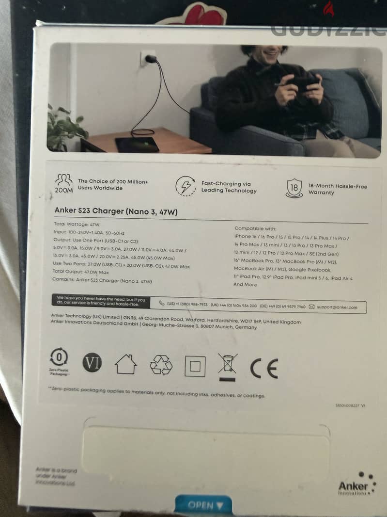 Anker Double Charger 47W 2