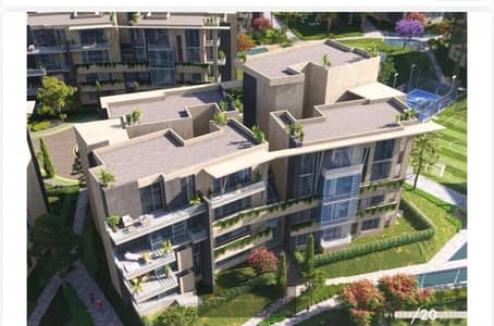 For sale, a distinctive apartment inside the West Leaves compound with an area of 170 meters + a terrace of 15 meters on the first floor, a very special location inside the compound.