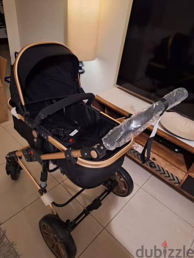 Teknum Black 3 in 1 stroller - Used like new