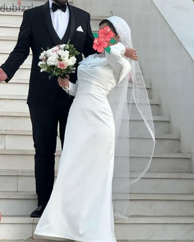 Wedding dress & veil