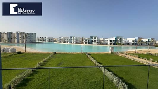 Direct on Lagoon Fully Finished and Furnished Chalet for Sale in Fouka Bay - North Coast