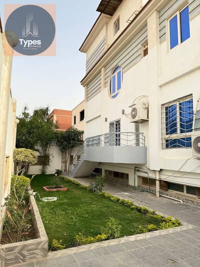 fully furniture ground with garden apartment for rent in el Yasmin compound el sheikh Zayed