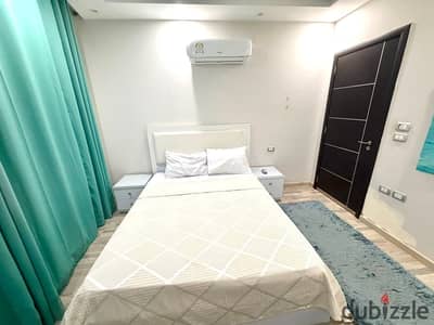 Furnished apartment for rent in One Katameya Compound, high-end furnishings at a special price