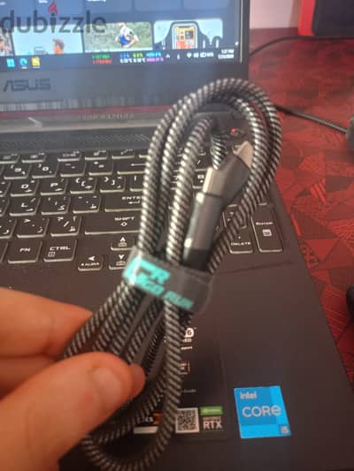وصلة دبل type c 100w يوجد توصيل لاي مكان