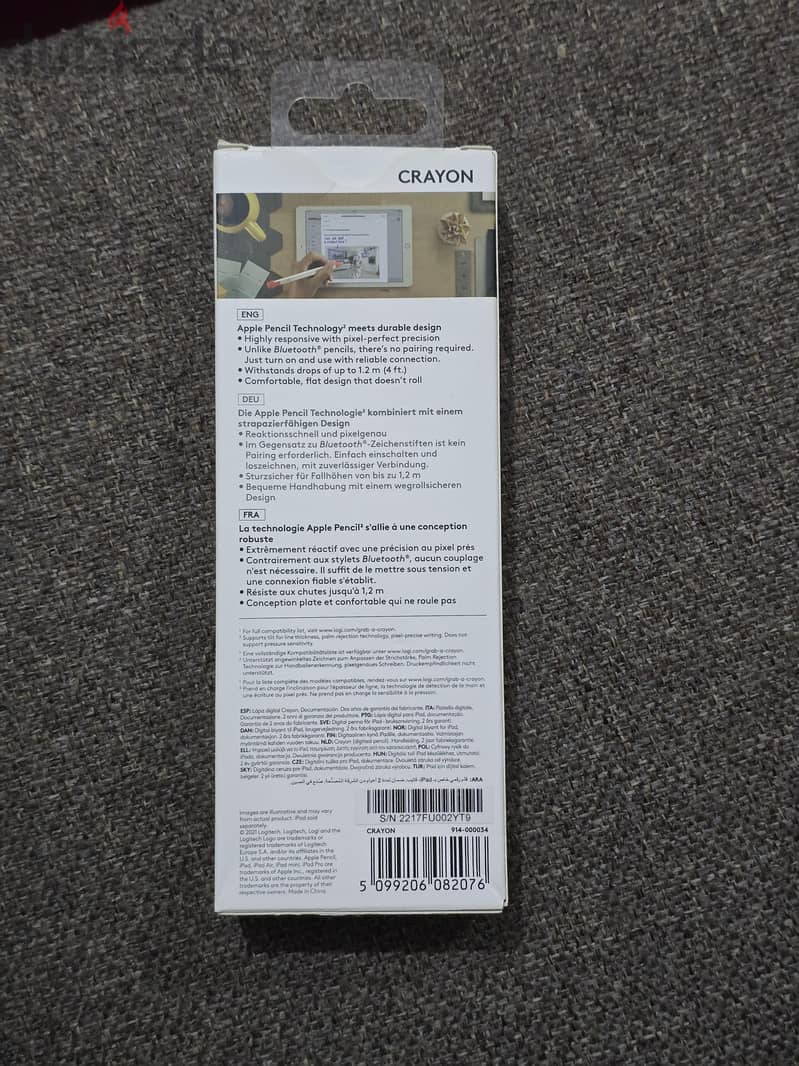 Logitech crayon (lighting port version) 2