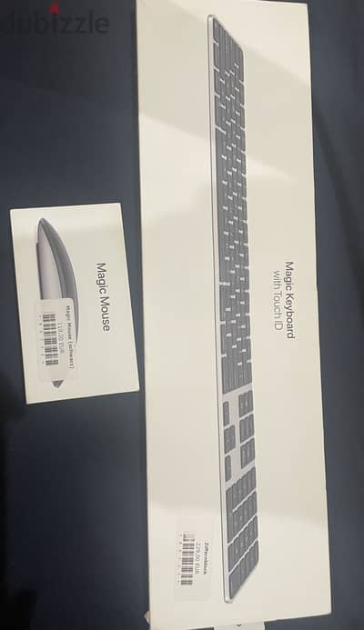 Magic Mouse and Apple Magic Keyboard with Touch ID