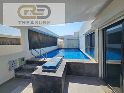 بنتهاوس بحمام سباحه مفروش للايجار في ليك فيو ريزيدنس - القاهره الجديده -  Lake View Residence - new cairo