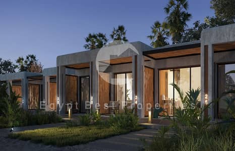 ٍSea View Serviced Cabin by Kynd for Sale 2 Two Bedrooms with Private Garden Amwaj Sidi Abdel Rahman North Coast 10 years payment plan Near Delivery
