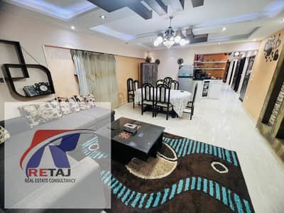 Apartment for rent, 200 square meters, 9th District, behind Al-Manhal School, Nasr City.