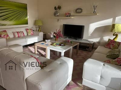 شاليه 120م 3 غرف نوم مفروش بالكامل بحري مراسي Marassi