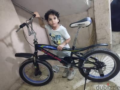 bmx بمساعدين وفرامل ديسك مقاس ٢٠