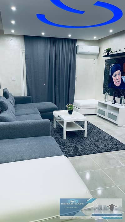 Furnished apartment for rent in Al-Rehab City, next to the Eastern Market, area of ​​89 meters, ultra super deluxe