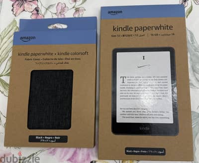 Kindle Paper white 12th Generation 16 GB + Case Kindle Paper white 12th Generation 16 GB + Case