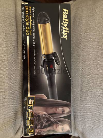 Babyliss Pro Style Duo 2-in-1 Hair Straightener & Curler