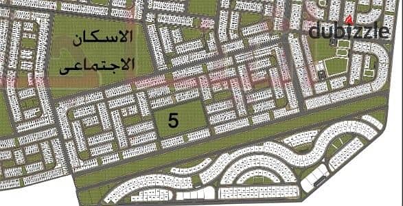 قطعة أرض 209 متر للبيع في الحي السادس – مجاورة 5 – على شارع السنترال الرئيسي – جميع التراخيص جاهزة