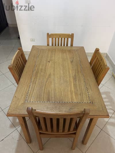 Dining table with 4 seats