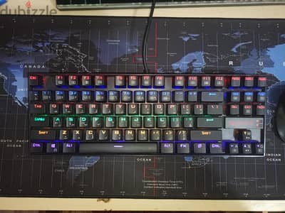 keyboard Redragon k552 kumara red switch استعمال خفيف جدا