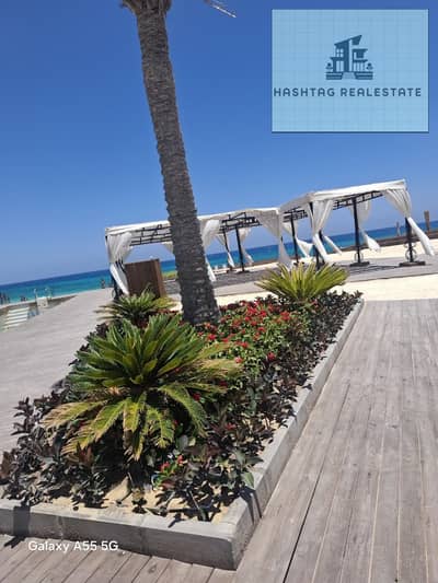 forsale chalet in naia bay ras el hekma RTM 1 BEDROOM 1 BATHROOM reception terrace kids area infinity pools International hotel strip mall 212 KM