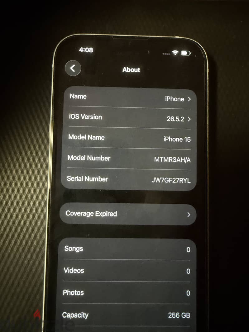 Iphone 265 GB used 2