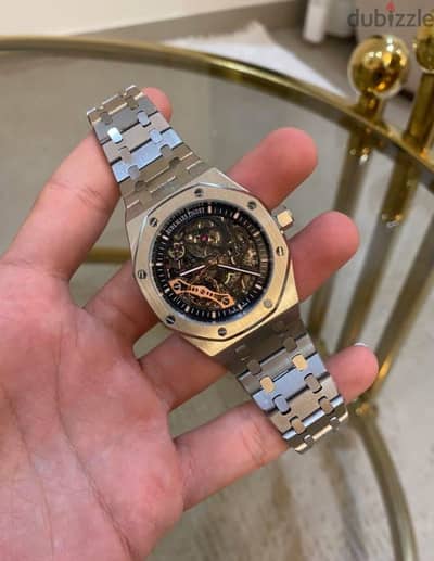 ساعة audemars piguet royal oak skeleton اعلى كواليتى