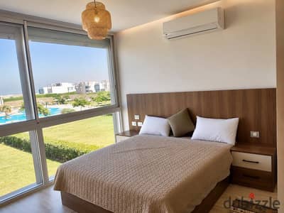3 Bedroom Chalet Direct On Lagoon Luxury Furnished For Rent - Fouka Bay