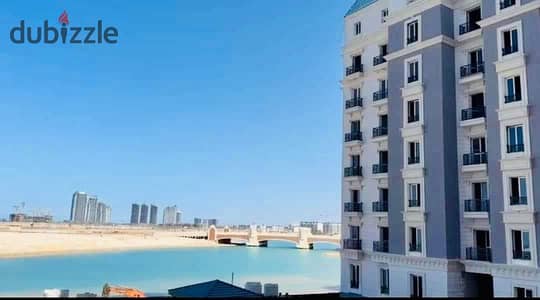 Apartment for sale, ready to move, 3bedrooms, with a view of the lagoon, fully finished, with installments of up to 10 years in the Latin