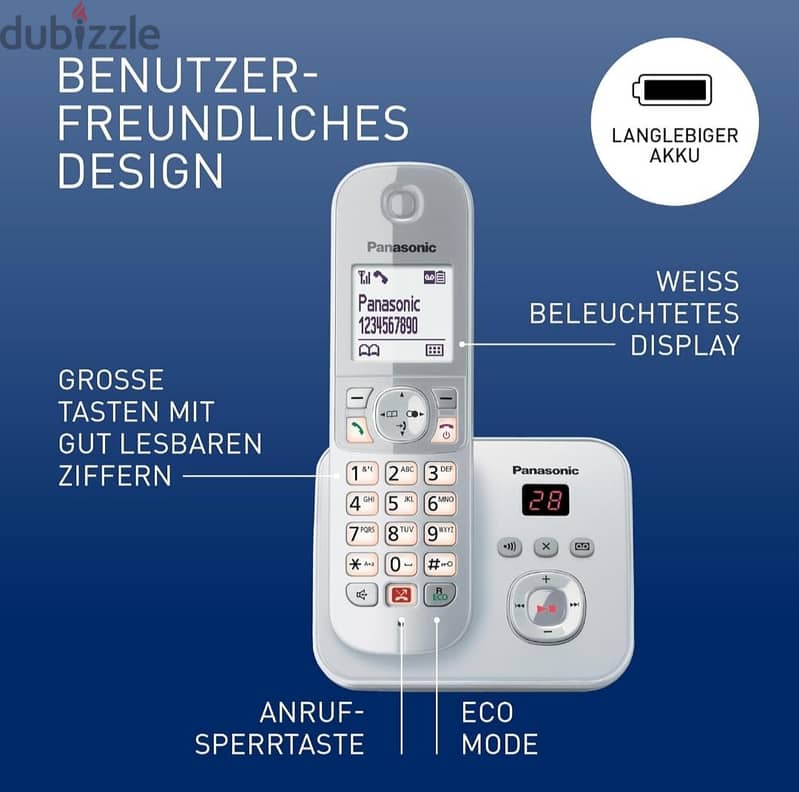 Panasonic KX-TG6861GS 5