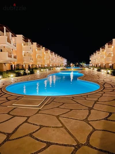Fully Furnished 2Bed Garden Chalet Near the Beach in Blue Blue Ain Sokhna Sea View