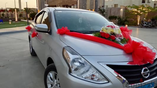 احدث سياره نيسان صنى للايجار بالسائق فقط بأفضل خدمه مميزه