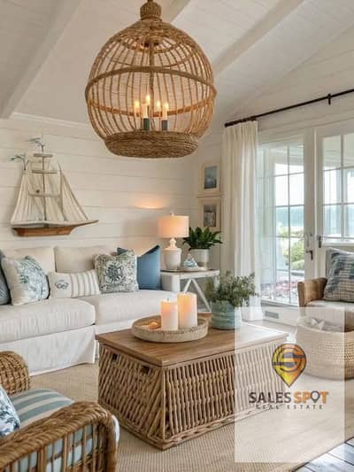 Penthouse chalet for sale with a significant discount, directly overlooking the lagoon at Koun Resort, North Coast.