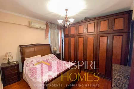 Apartment for Rent with 2 Air-Conditioned Rooms, Branch from Ibrahim Ragy Street