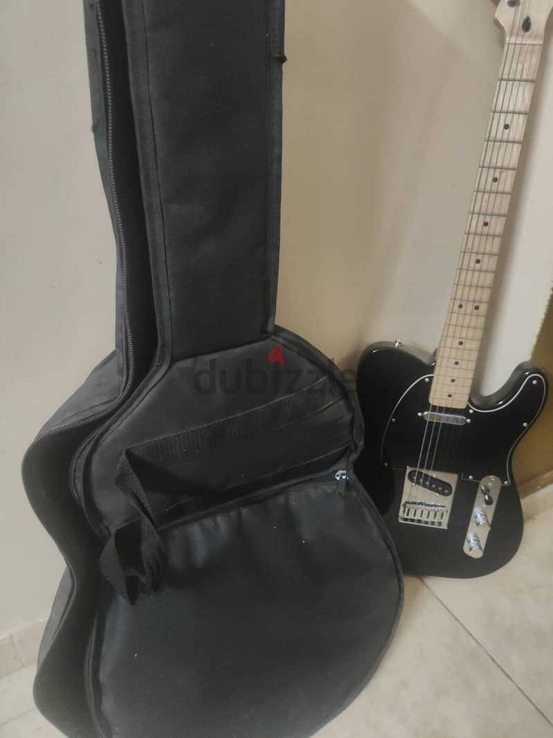 Fender telecaster guitar+ bag +amp+cable 3