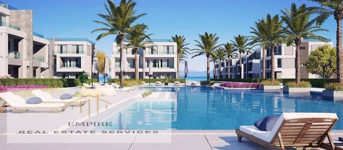 Ground chalet with a garden, RTM, fully furnished in La Vista Ray - Ain Sokhna